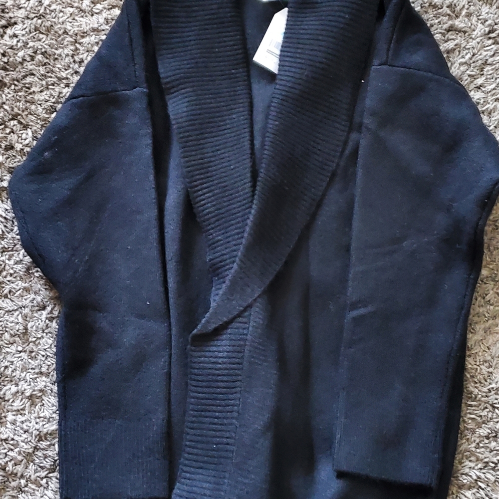Black cardigan